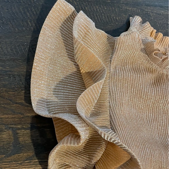 NEW!!! - Sparkly cream blouse (M) - Picture 2 of 4